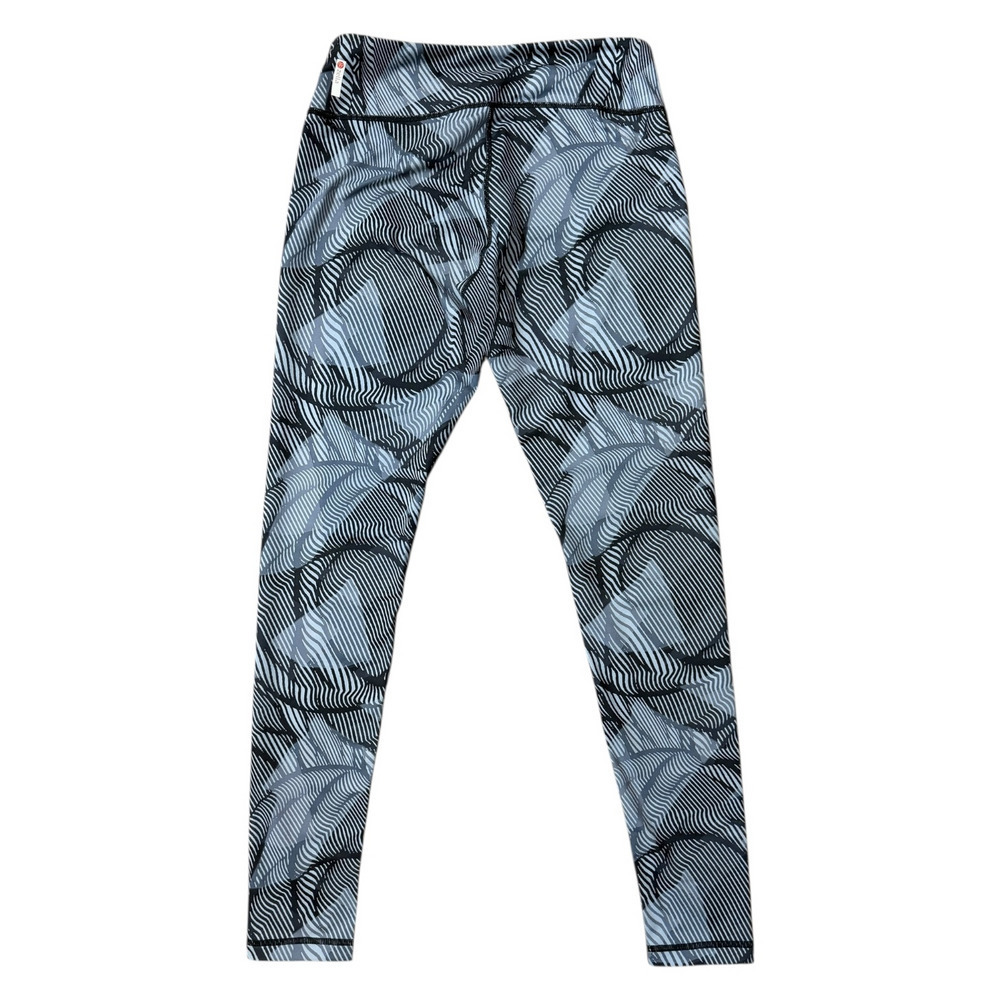 Zella Live In High Waist Leggings – Abstract Black/Gray Graphic Print – Size S - Picture 3 of 7
